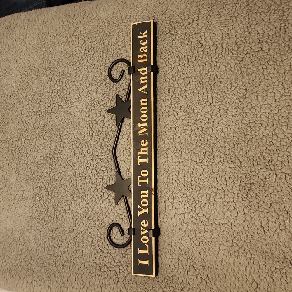 I Love You To The Moon and Back Sign